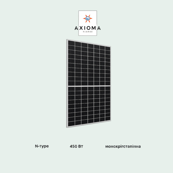Сонячна панель AXIOMA Energy AXM108-M10-450N