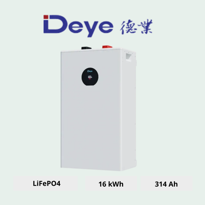 Акумуляторна батарея DEYE SE-F16-С LiFePO4 LV 51.2V 314Ah 16kWh (SE-F16-С) 